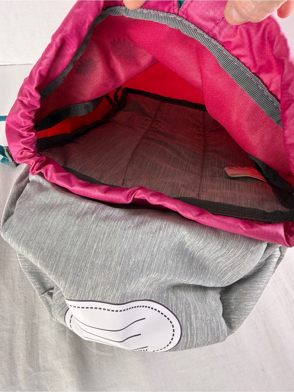 EUC Deuter 5L Girls Kids Pink BackPack Pico Woodland Design Schmusebar - Picture 5 of 8